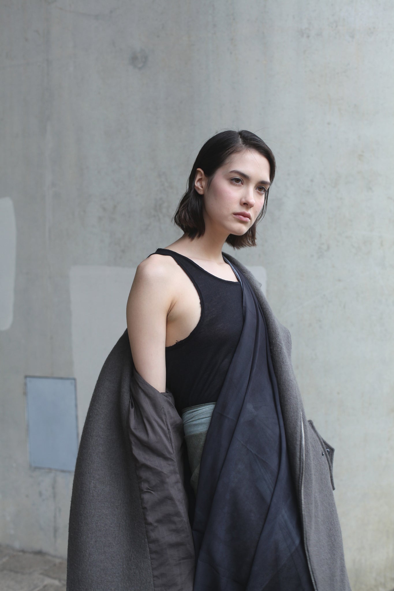 Project_M8.2 | Digital print silk scarf [ void ]