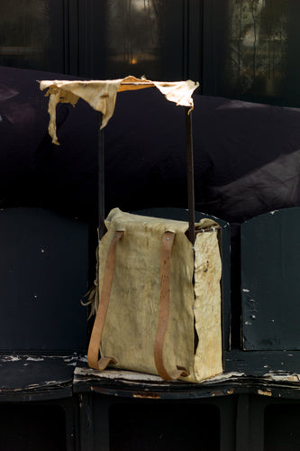 horse leather herbs collector backpack | [1/1]