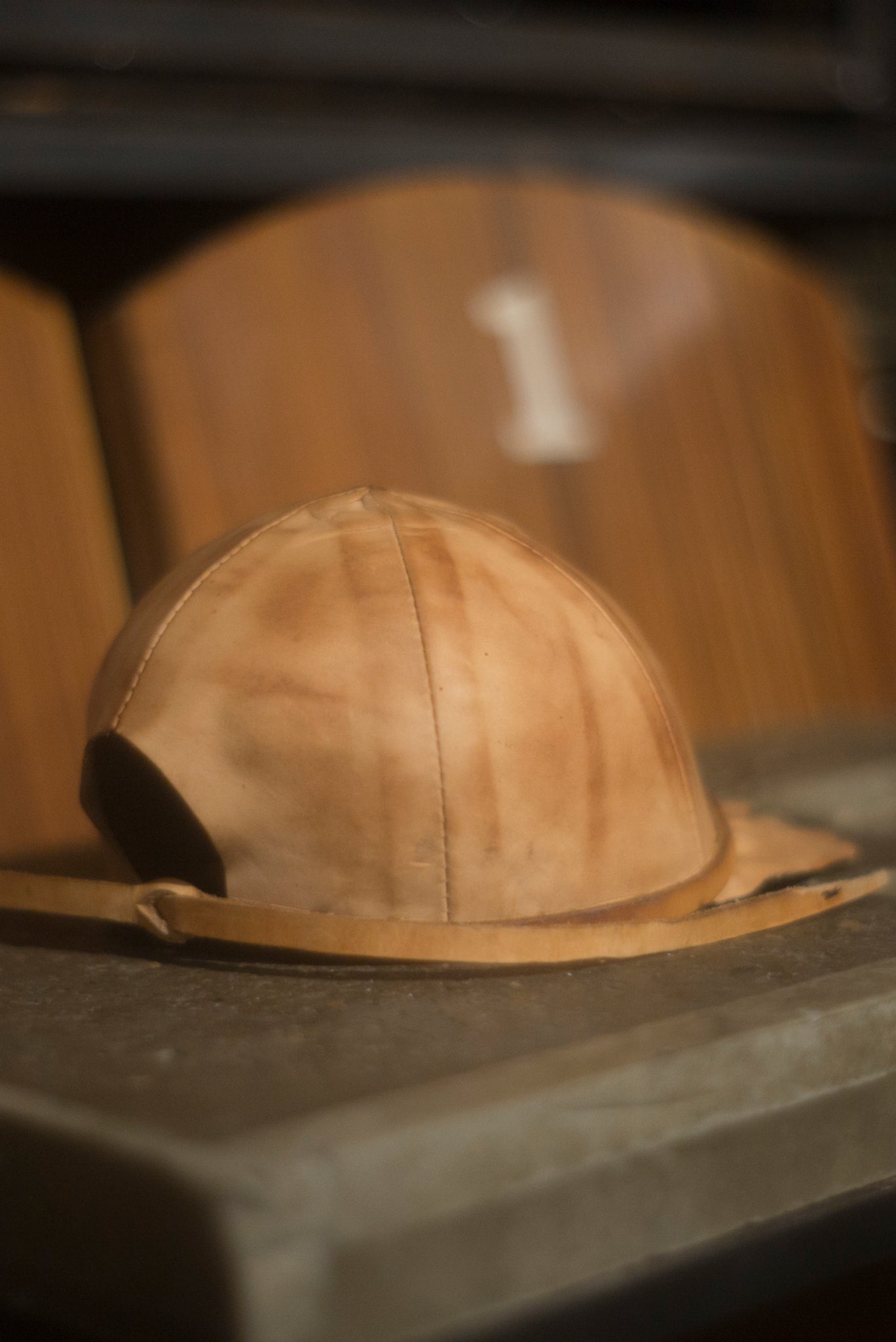 handcrafted cowhide cap [ 1 of 1 ]