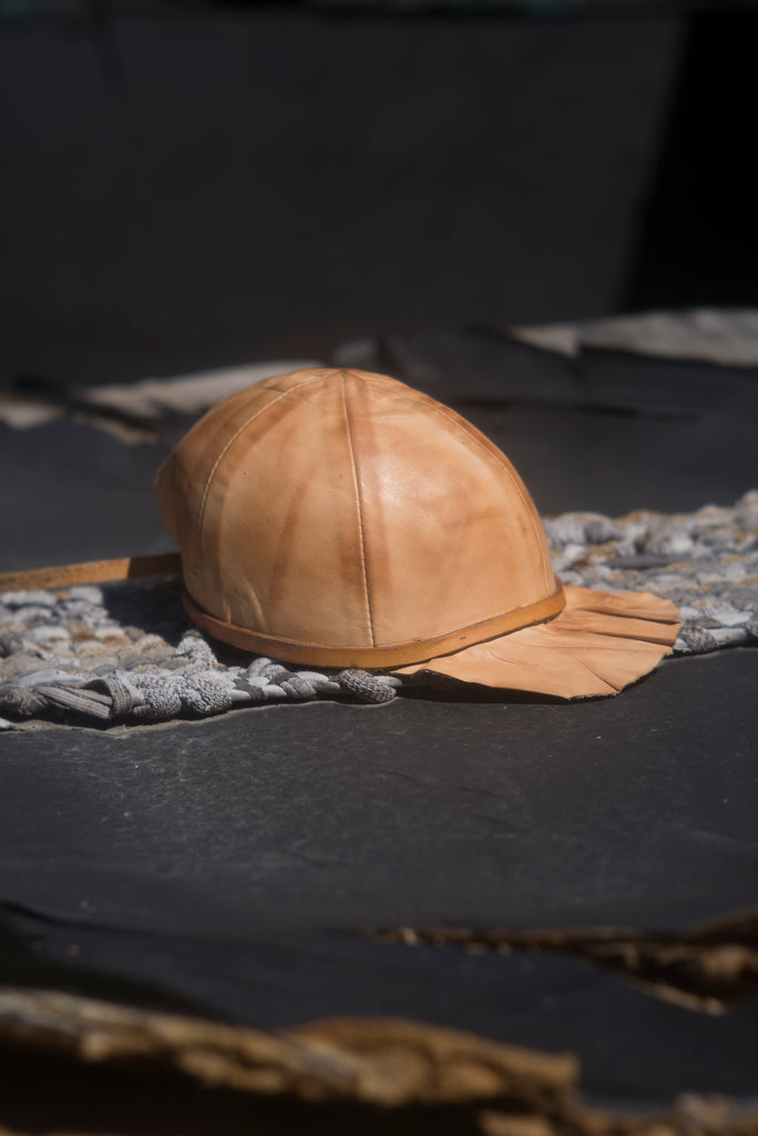 handcrafted cowhide cap [ 1 of 1 ]