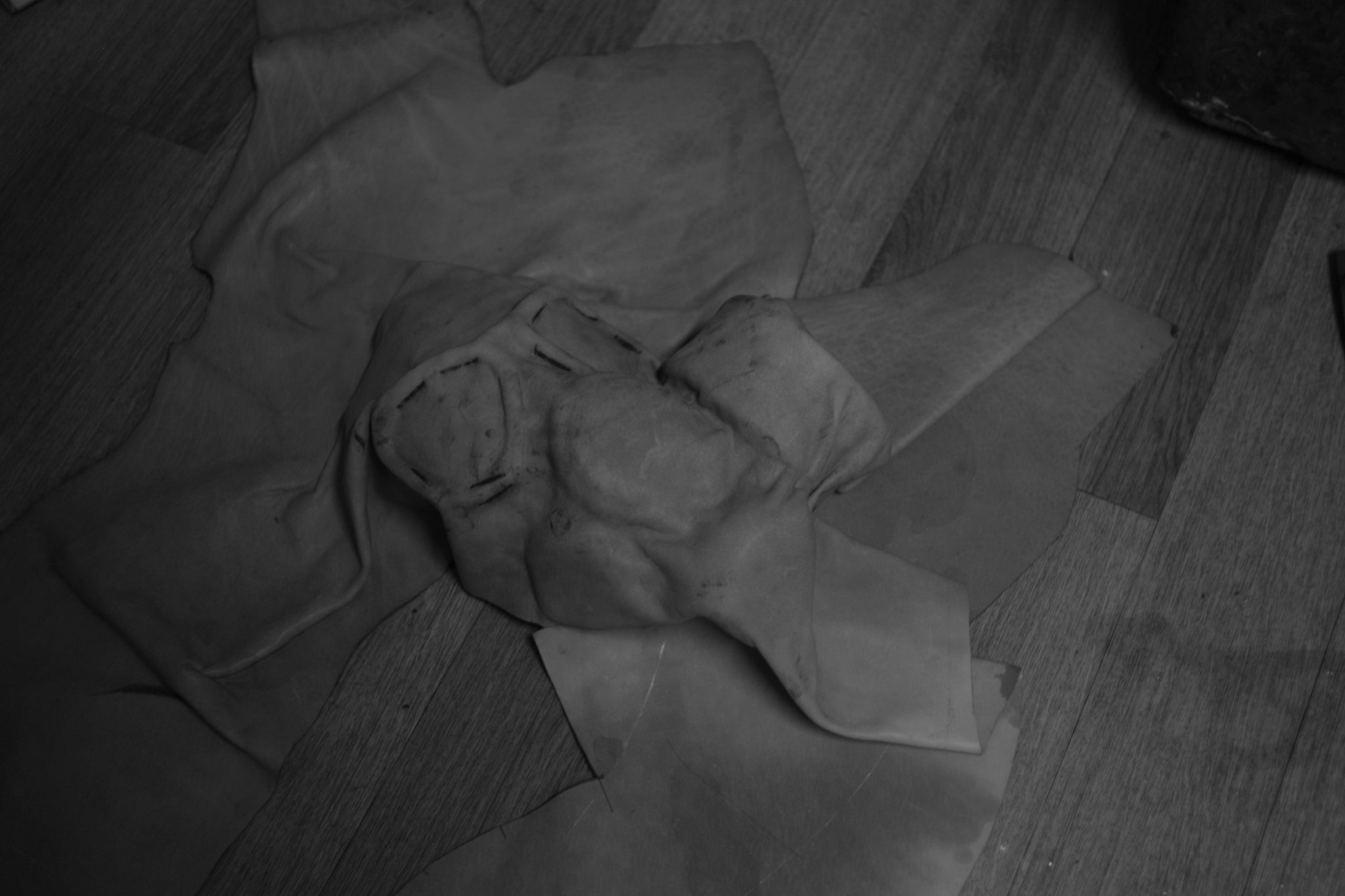cowhide mask bag | prototype